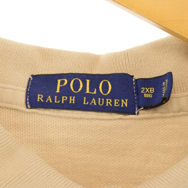 Ralph Lauren(ラルフローレン)の古着 ラルフローレン Ralph Lauren POLO RALPH LAUREN 半袖 ポロシャツ メンズXXL /eaa320057 メンズのトップス(ポロシャツ)の商品写真