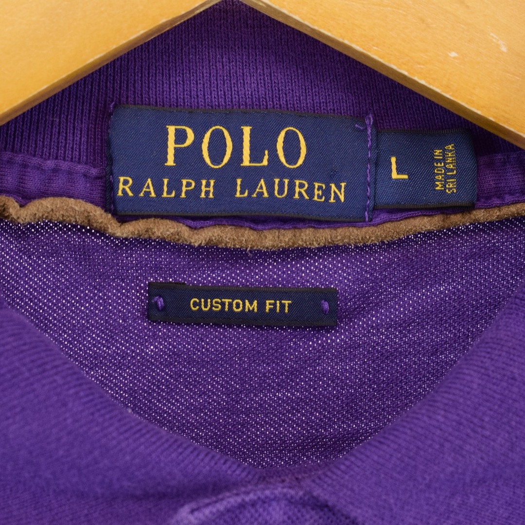 Ralph Lauren(ラルフローレン)の古着 ラルフローレン Ralph Lauren POLO RALPH LAUREN CUSTOM FIT 半袖 ポロシャツ メンズM /eaa320110 メンズのトップス(ポロシャツ)の商品写真