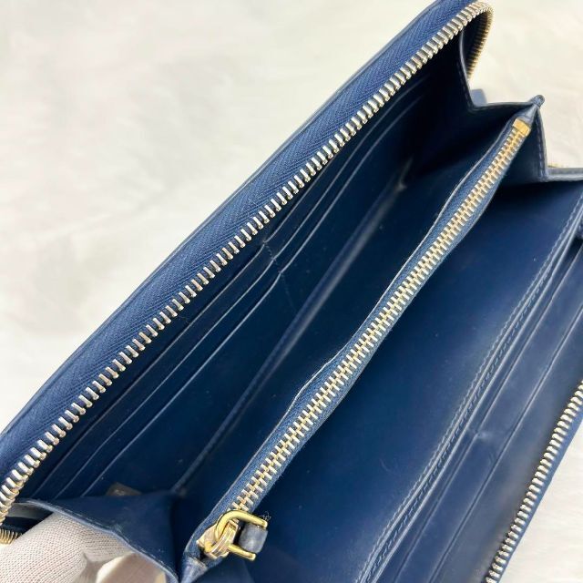 PRADA - 【美品・付属品完備】プラダ 長財布 ラウンドファスナー ...