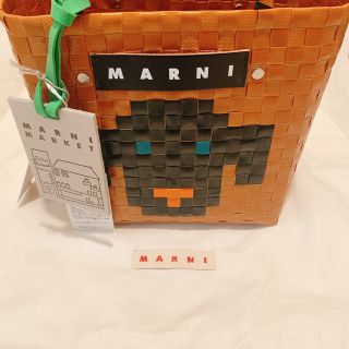 マルニマーケット アニマルバスケット ピクニックバッグ チョコレート