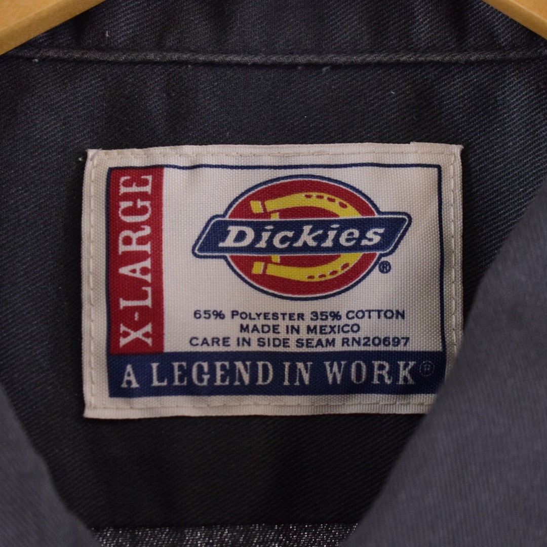 Dickies(ディッキーズ)の古着 ディッキーズ Dickies 半袖 ワークシャツ メンズXXL /eaa332928 メンズのトップス(シャツ)の商品写真