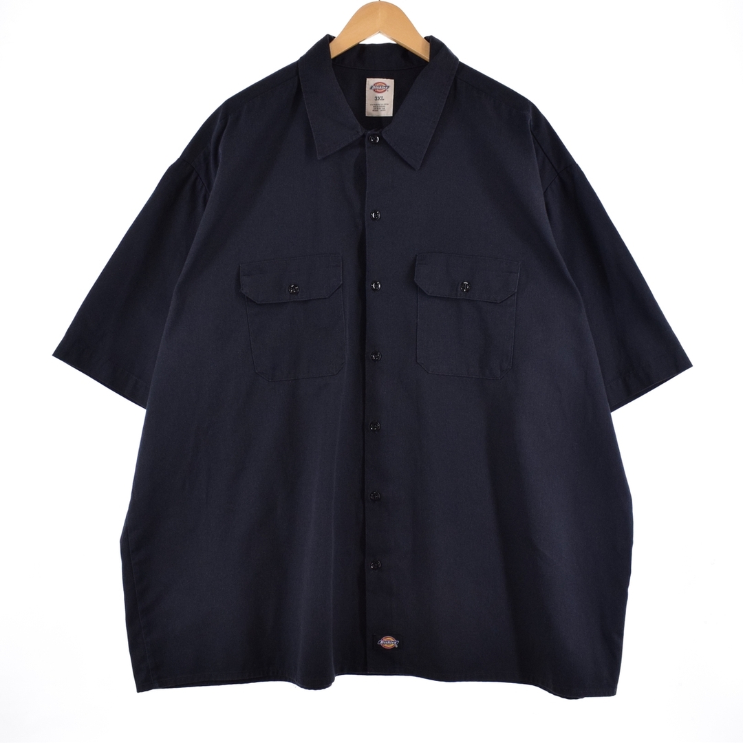 ビックサイズ ディッキーズ Dickies 半袖 ワークシャツ メンズXXXL /eaa332933