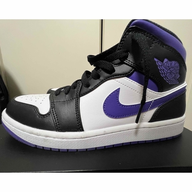 Nike Air Jordan 1 Mid Black/Court Purple