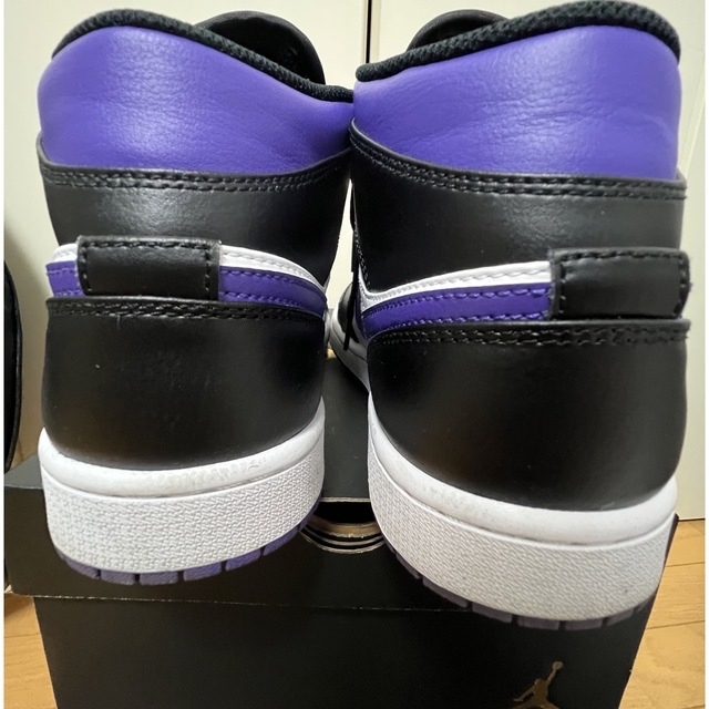 Nike Air Jordan 1 Mid Black/Court Purple