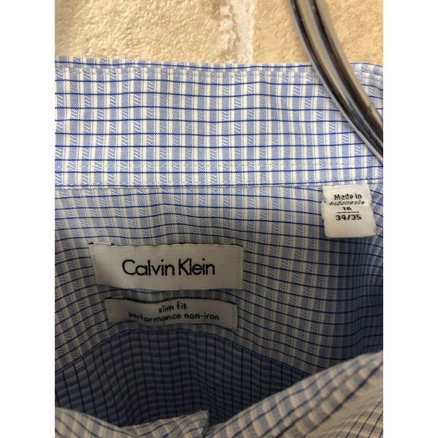 Calvin Klein(カルバンクライン)の【カルバンクライン】チェックシャツ　ビックサイズ　ビジネス　カジュアル　長袖 メンズのトップス(シャツ)の商品写真