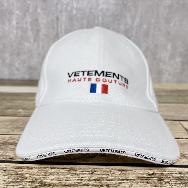 新品 正規 18ss VETEMENTS Logo Cap BLACK