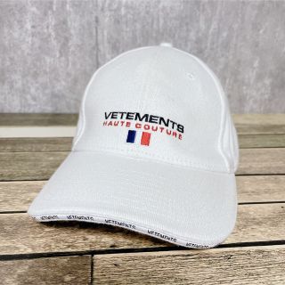 新品 正規 18ss VETEMENTS Logo Cap BLACK