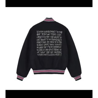 ステューシー(STUSSY)のStussy S Talk Melton Varsity Jacket(スタジャン)