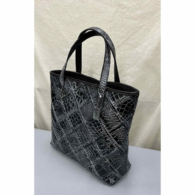 特別価格】JRA商品 特殊加工クロコダイルパッチワークバック クロコ