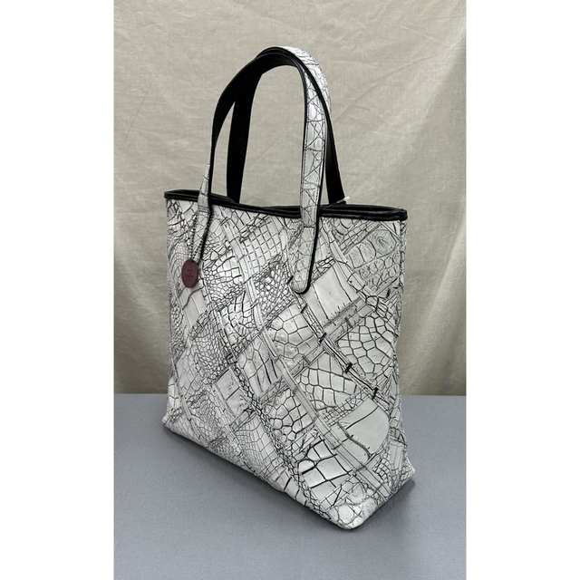 特別価格】JRA商品 バニラクロコダイルパッチワークバック クロコバック-