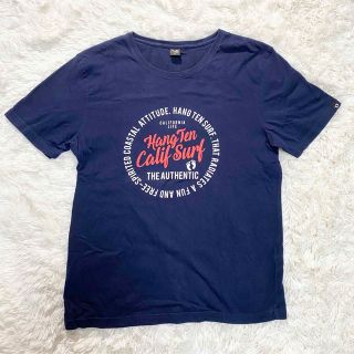 ハンテン(HANG TEN)のHANG TEN Tシャツ　ネイビー　ビッグデザイン　サイズ4L(Tシャツ/カットソー(半袖/袖なし))