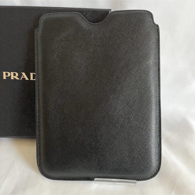 【レア】プラダ　iPad mini ケース　PRADA ブラック　サフィアーノ