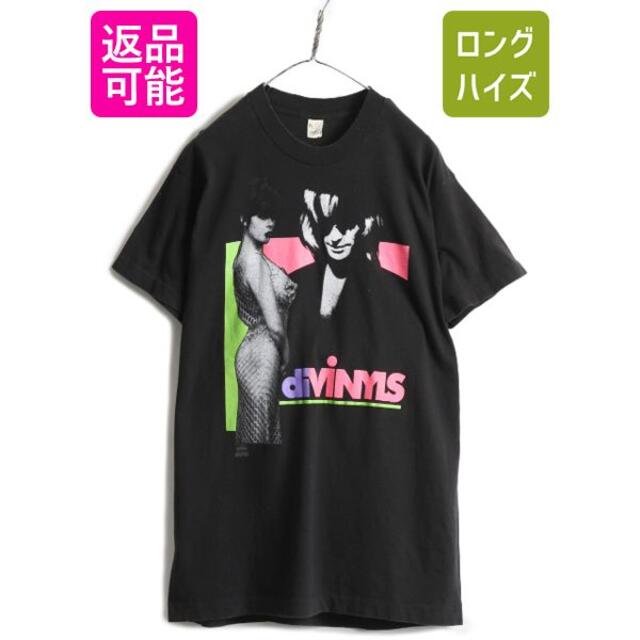 90s Divinyls ワールドツアー プリント Tシャツ XL バンド 黒