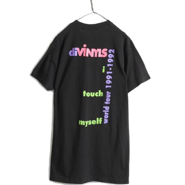 90s Divinyls ワールドツアー プリント Tシャツ XL バンド 黒