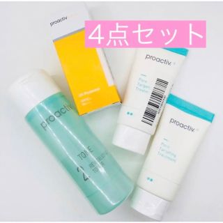 プロアクティブ(proactiv)の【新品】プロアクティブ 4点セット ニキビ 薬用 化粧水 美容液 日焼け止め(化粧水/ローション)