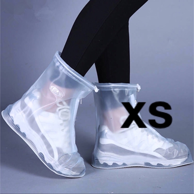 シューズカバー 防水 靴カバー 雨対策 携帯可 男女兼用　ビニール メンズの靴/シューズ(長靴/レインシューズ)の商品写真