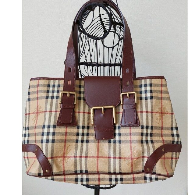 再入荷！ バーバリー 美品Burberry ノバチェック London トートバッグ