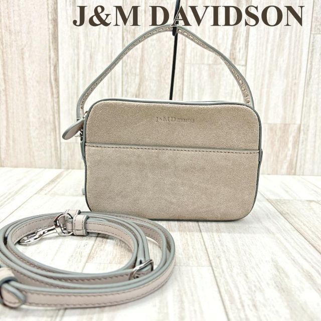 J&M デヴィッドソン 2WAYショルダーバッグ ペブルミニ スエード