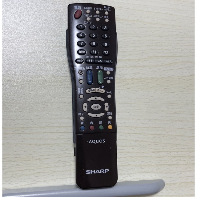 AQUOS(アクオス)のSHARP AQUOS テレビリモコン GA833WJSB スマホ/家電/カメラのテレビ/映像機器(その他)の商品写真