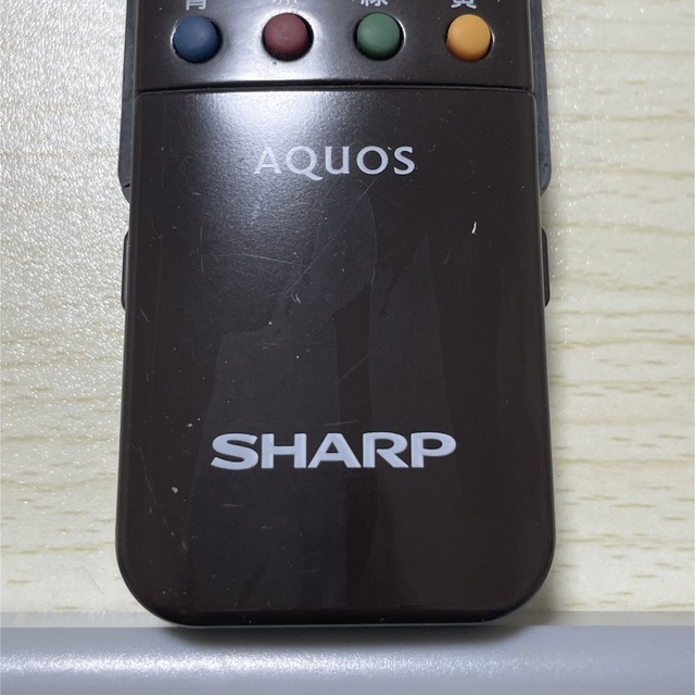 AQUOS(アクオス)のSHARP AQUOS テレビリモコン GA833WJSB スマホ/家電/カメラのテレビ/映像機器(その他)の商品写真