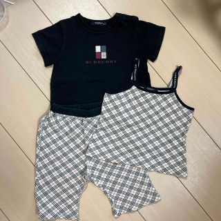 バーバリー(BURBERRY)のBURBERRYセットアップ、Tシャツセット(Tシャツ/カットソー)