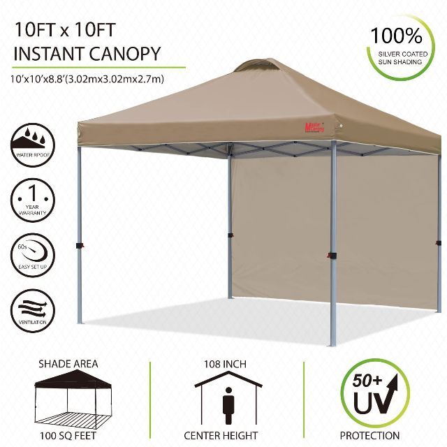 人気商品】マスターキャノピー（MASTERCANOPY）ワンタッチタープテントの通販 by いち's shop｜ラクマ