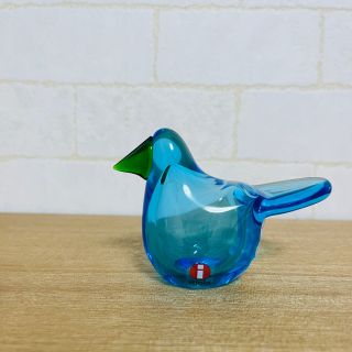 イッタラ(iittala)のイッタラ バード シエッポ ＊ ライトブルー×グリーン ＊ scope ⑧(置物)