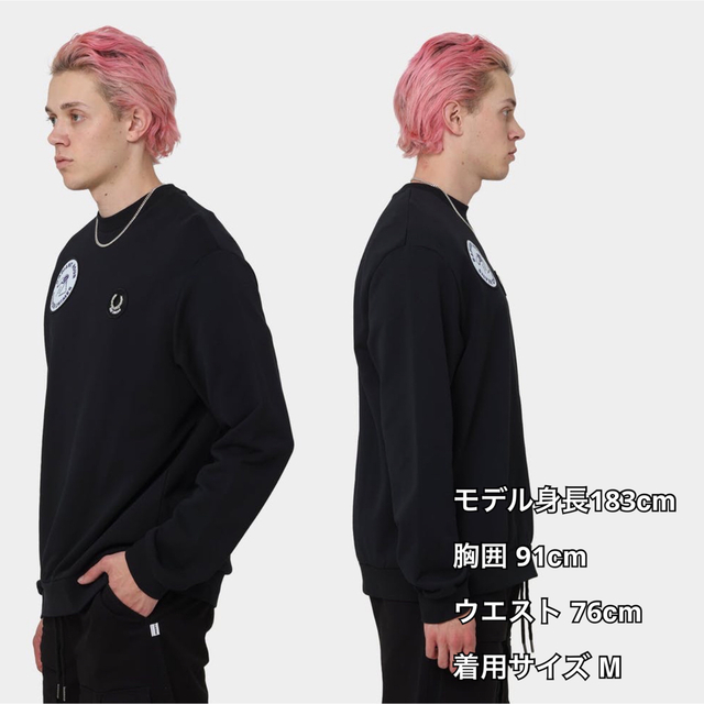 FRED PERRY(フレッドペリー)のRAF SIMONS × FRED PERRY コラボ スウェット トレーナー メンズのトップス(スウェット)の商品写真