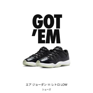 ジョーダン(Jordan Brand（NIKE）)のエア　ジョーダン　11　LOW　72−10(スニーカー)