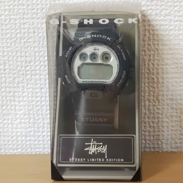 レア純正カスタムベルト付1st初代STUSSY×G-SHOCKコラボDW6900