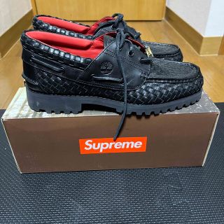 シュプリーム(Supreme)のSupreme Timberland Woven 3-Eye Lug Shoe(デッキシューズ)