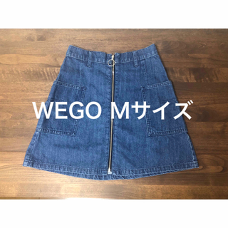 ウィゴー(WEGO)のWEGO   ウィゴー　デニム　台形スカート　チャック付き(ミニスカート)