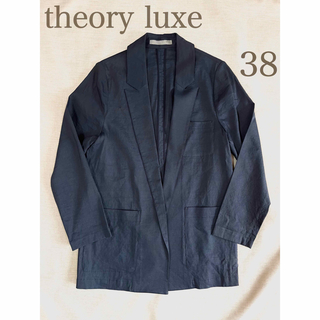 専用【美品】Theory luxe 大きいサイズ テーラードジャケット  光沢感