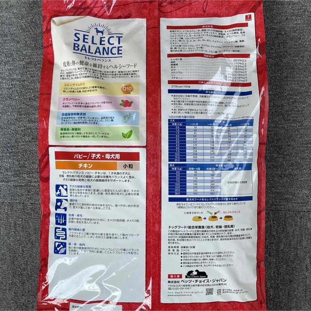 SELECT - セレクトバランス チキン 小粒 7kg パピー ドッグフード