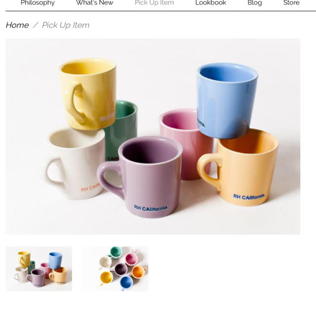 Ron Herman(ロンハーマン)のRH Mug インテリア/住まい/日用品のキッチン/食器(グラス/カップ)の商品写真