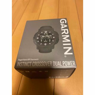 ガーミン(GARMIN)のGARMIN INSTINCT CROSSOVER DUAL POWER(腕時計(デジタル))