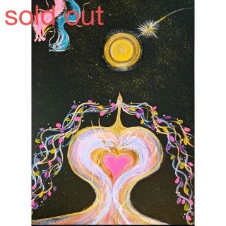 sold out 開運絵画　鳳凰の愛育て繋巣(アート/写真)