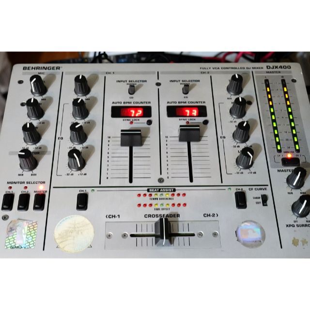 ベリンガー  BEHRINGER DJミキサー DJX400