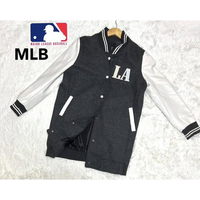 ✨【超レア!MLB スタジャン 切り替え LA エンゼルス ドジャース