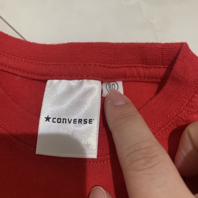 CONVERSE(コンバース)のconverse 半袖Tシャツ キッズ/ベビー/マタニティのベビー服(~85cm)(Ｔシャツ)の商品写真