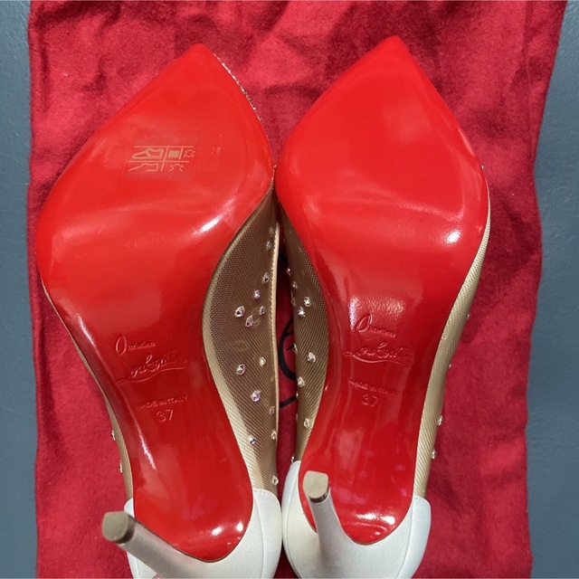 新品 クリスチャンルブタン パンプス 37 スワロ | www.jarussi.com.br