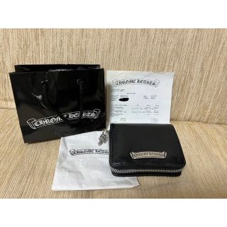 クロムハーツ(Chrome Hearts)のクロムハーツ　折りたたみ財布　スクエアジップ ビルウォレット(折り財布)