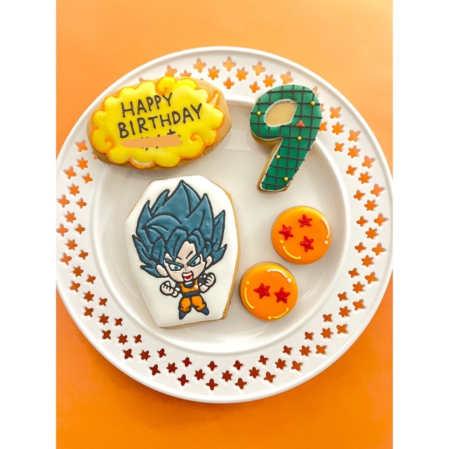 ドラゴンボール　アイシングクッキー 食品/飲料/酒の食品(菓子/デザート)の商品写真