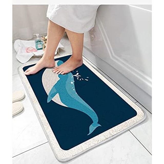 櫻玄関マット 40×60cm お風呂マット カーペット 足ふきマット浴槽マット洗