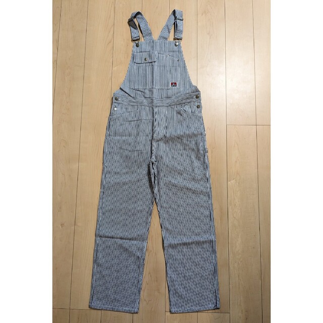 M 新品 BEN DAVIS OVERALL オーバーオール ヒッコリー