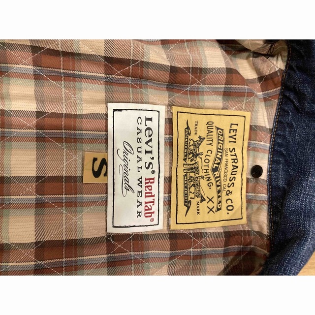 Levi's(リーバイス)のlevi'sカバーオール中綿入りSアメカジ　ワーク メンズのジャケット/アウター(カバーオール)の商品写真