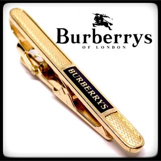 バーバリー(BURBERRY)のバーバリー Burberrys ネクタイピン ゴールド×ブラック(ネクタイピン)