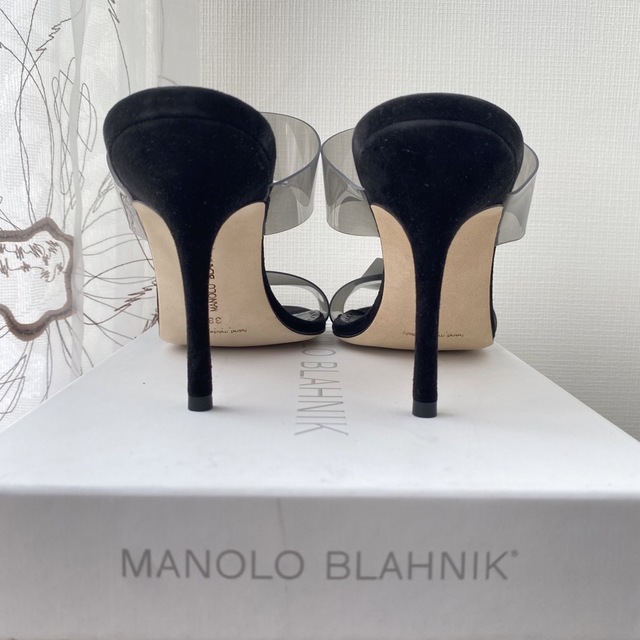 【新品】MANOLO BLAHNIK マノロブラニク クリア サンダル ミュール