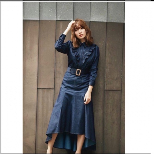 herlipto Wave Denim Two Piece M