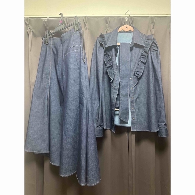 herlipto Wave Denim Two Piece M